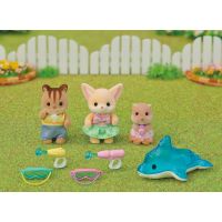 Sylvanian Families Tri kamaráti zo škôlky v bazéne 4