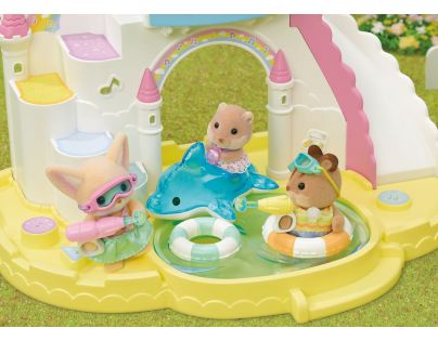 Sylvanian Families Tri kamaráti zo škôlky v bazéne