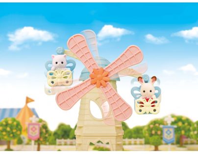 Sylvanian Families Zábavný park s veterným mlynom a mačiatkom