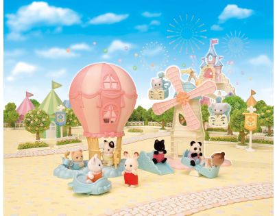 Sylvanian Families Zábavný park s veterným mlynom a mačiatkom