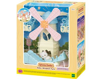 Sylvanian Families Zábavný park s veterným mlynom a mačiatkom