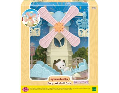 Sylvanian Families Zábavný park s veterným mlynom a mačiatkom