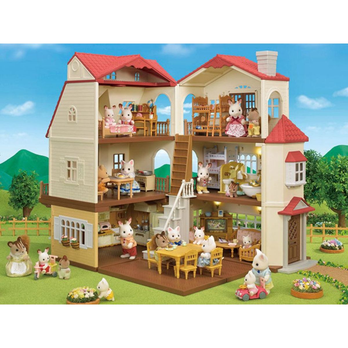 Sylvanian Families Základný dom s červenou st | 4KIDS.sk