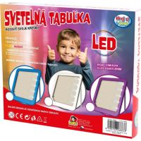 Tabulka LED svítící na baterie bílá 3