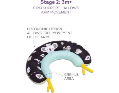 Taf Toys Vankúšik pre hru na brušku 2 v 1