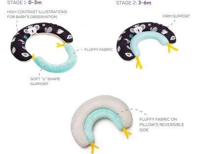 Taf Toys Vankúšik pre hru na brušku 2 v 1