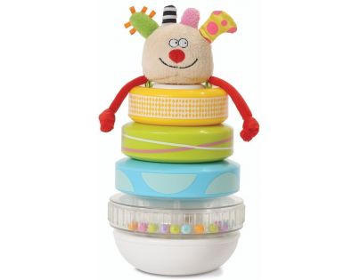 Taf Toys Pyramida z kroužků Příšerka