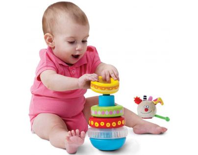 Taf Toys Pyramida z kroužků Příšerka