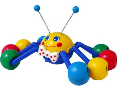 Tahací pavouk 33cm žlutá hlava