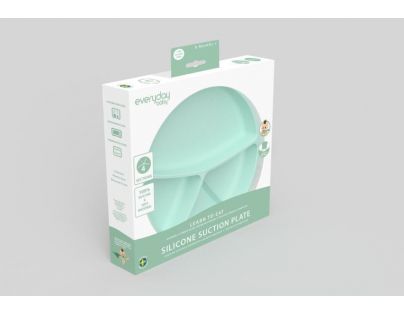 Tanier silikón s prísavkou mint green