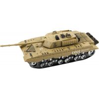 Tank plastový 28cm na baterie se světlem a zvukem béžový Tank plastový 28cm na baterie se světlem a zvukem béžový