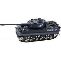 Tank plastový 28cm na baterie se světlem a zvukem tm. modrý Tank plastový 28cm na baterie se světlem a zvukem tm. modrý