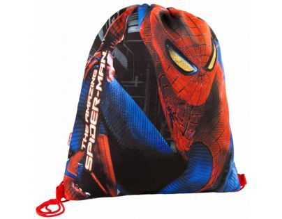 Target Spiderman Taška na přezůvky černo modrý