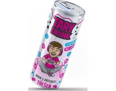 Tary Drink perlivá voda s príchuťou čerešňa - 0,25l