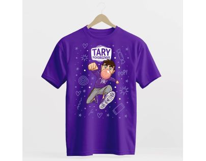 Tary Tričko Žvejka tropical fialové vel. L