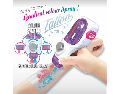 Tasia - Airbrush tetovacie štúdio s príslušenstvom 20 šablón