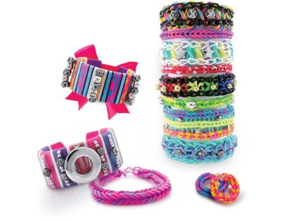 Tasia - Zapletač na výrobu náramkov z gumičiek - 1800 ks bez latexu