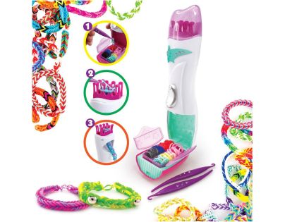 Tasia - Zapletač na výrobu náramkov z gumičiek - 1800 ks bez latexu