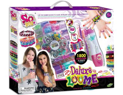 Tasia - Zapletač na výrobu náramkov z gumičiek - 1800 ks bez latexu