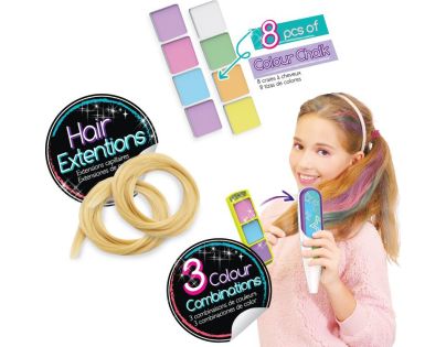 Tasia Deluxe vlasový salón - 8 farebných kried, farbiaci stroj