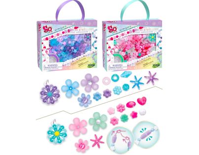 Tasia Kvetinové šperky - Sada 200+ dielikov na výrobu šperkov