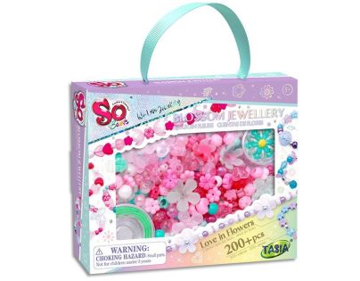 Tasia Kvetinové šperky - Sada 200+ dielikov na výrobu šperkov