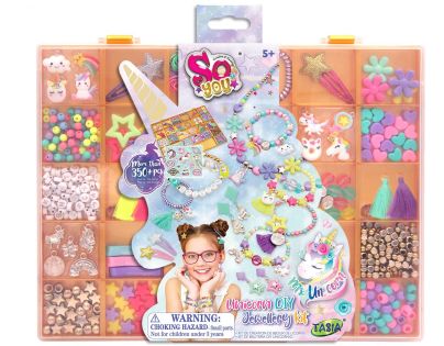 Tasia Sada na výrobu náramkov a doplnkov Jednorožec 350 ks