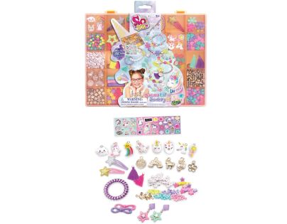 Tasia Sada na výrobu náramkov a doplnkov Jednorožec 350 ks