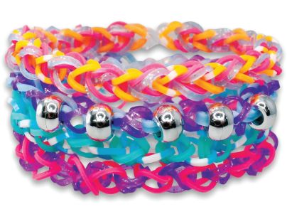 Tasia Sada na výrobu náramkov z gumičiek - 700 ks bez latexu