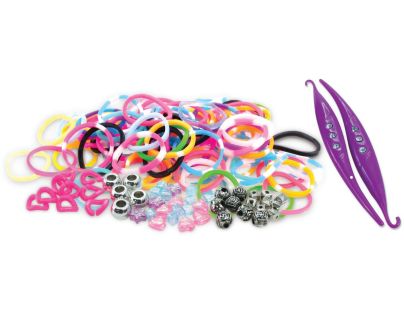 Tasia Sada na výrobu náramkov z gumičiek - 700 ks bez latexu