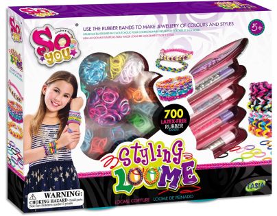 Tasia Sada na výrobu náramkov z gumičiek - 700 ks bez latexu