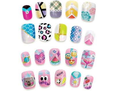 Tasia Štýlová sada Nail Art s trblietkami a nálepkami