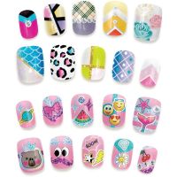 Tasia Štýlová sada Nail Art s trblietkami a nálepkami 3