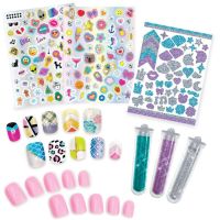 Tasia Štýlová sada Nail Art s trblietkami a nálepkami 4