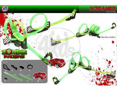 Alltoys Teamsterz Autodráha Zombie Screamer 3,6 m