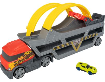 Teamsterz multifunkčný transportér s 1 autíčkom a loopingom