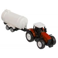 Teamsterz Traktor s prívesom - Červený traktor s cisternou