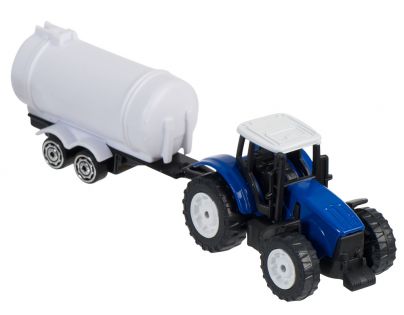 Teamsterz Traktor s prívesom - Modrý traktor s cisternou