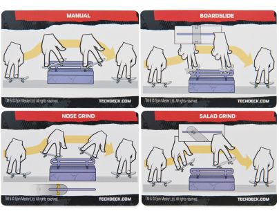 Tech Deck Fingerboard dvojbalenie s prekážkou Collect and Challenge