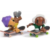 Tech Deck SK8 Crew fingerboard s figúrkou Dvojbalenie fialová čepice a bílá sluchátka