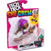 Tech Deck Sk8 Crew fingerboard s figúrkou fialová čepice 4