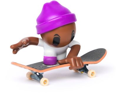 Tech Deck Sk8 Crew fingerboard s figúrkou fialová čepice
