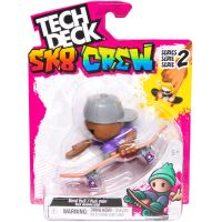 Tech Deck Sk8 Crew fingerboard s figúrkou šedivá kšiltovka 6