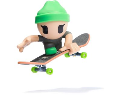 Tech Deck Sk8 Crew fingerboard s figúrkou zelená čepice