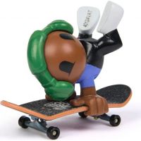 Tech Deck SK8 Crew fingerboard s figúrkou zelená sluchátka