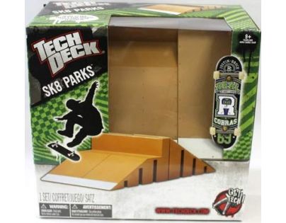 Tech Deck Skate Park S Fingerboardom Zelená