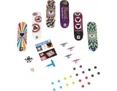 Tech Deck Skateshop 6ks s příslušenstvím The Heart Supply