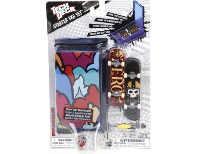 Tech Deck Start Set modrá, barevná rampa