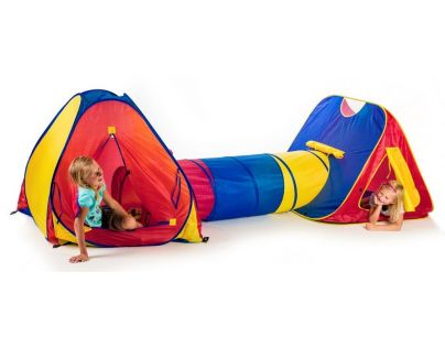 Teddies 170003 - Stan 2ks s tunelom 105x105x95cm a 46x180cm