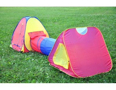 Teddies 170003 - Stan 2ks s tunelom 105x105x95cm a 46x180cm